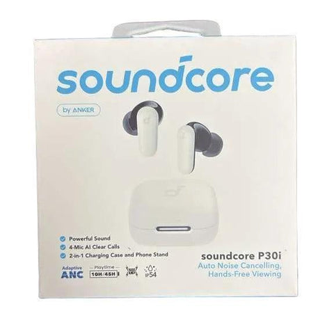 Wholesale-Anker P30i Soundcore Earbuds - White-Earbuds-Electro Vision Inc
