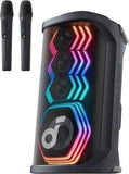Wholesale-Anker Rave3s Soundcore Wireless Karaoke Party Speaker W/ 2X Wireless Microphones (Black) - A31A3012-Wireless Karaoke Speakers-Electro Vision Inc