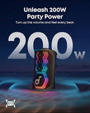Wholesale-Anker Rave3s Soundcore Wireless Karaoke Party Speaker W/ 2X Wireless Microphones (Black) - A31A3012-Wireless Karaoke Speakers-Electro Vision Inc