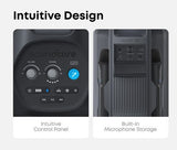 Wholesale-Anker Rave3s Soundcore Wireless Karaoke Party Speaker W/ 2X Wireless Microphones (Black) - A31A3012-Wireless Karaoke Speakers-Electro Vision Inc