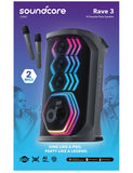 Wholesale-Anker Rave3s Soundcore Wireless Karaoke Party Speaker W/ 2X Wireless Microphones (Black) - A31A3012-Wireless Karaoke Speakers-Electro Vision Inc