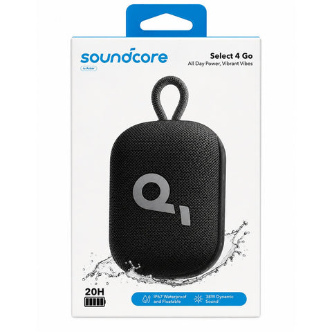 Wholesale-Anker Select4-Black Soundcore select 4 Go Bluetooth Speaker A31X1011 - Black-Bluetooth Speaker System-Electro Vision Inc
