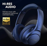 Wholesale-Anker Soundcore Q20 Blue Noise Cancelling Wireless Bluetooth Headphones - A3025035-Wireless Headphones-Electro Vision Inc