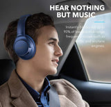 Wholesale-Anker Soundcore Q20 Blue Noise Cancelling Wireless Bluetooth Headphones - A3025035-Wireless Headphones-Electro Vision Inc