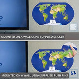 Wholesale-Antop AT122B Paper Thin Indoor Amplified World Map Antenna-Electro Vision Inc