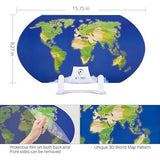 Wholesale-Antop AT122B Paper Thin Indoor Amplified World Map Antenna-Electro Vision Inc