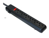 Wholesale-Argom AC0252BK Power Strip 6-Outlets 110V-220V - Black-Power Strip-Electro Vision Inc