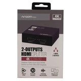Wholesale-Argom ARG-AV-5110 HDMI 2-Port Splitter 4K HD-HDMI Splitters & Switches-Electro Vision Inc