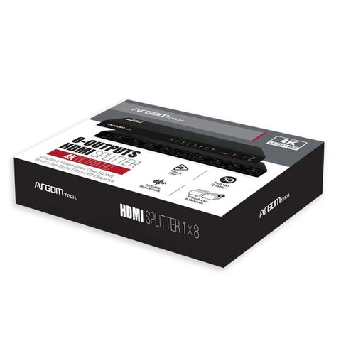 Wholesale-Argom ARG-AV-5118 HDMI 8-Port Splitter 4K HD-HDMI Splitters & Switches-Electro Vision Inc