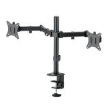 Wholesale-Argom ARG-BR-1603 Dual Monitor Desk Mount with Clamp 32”-Monitor Desk Mount-Electro Vision Inc