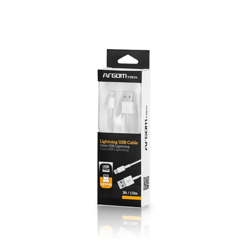 Wholesale-Argom ARG-CB-0040 iPhone Lightning Cable 10ft 3m-iPhone Lightning Cable-Electro Vision Inc
