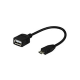 Wholesale-Argom ARG-CB-0051 Micro USB to USB OTG Cable Adapter M F 6"-Micro USB Adapter-Electro Vision Inc