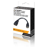 Wholesale-Argom ARG-CB-0052 Mini HDMI to HDMI Adapter – 6"-HDMI Adapter-Electro Vision Inc
