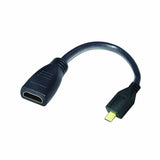 Wholesale-Argom ARG-CB-0054 Micro HDMI to HDMI Cable Adapter 6in-Micro HDMI to HDMI Cable Adapter-Electro Vision Inc