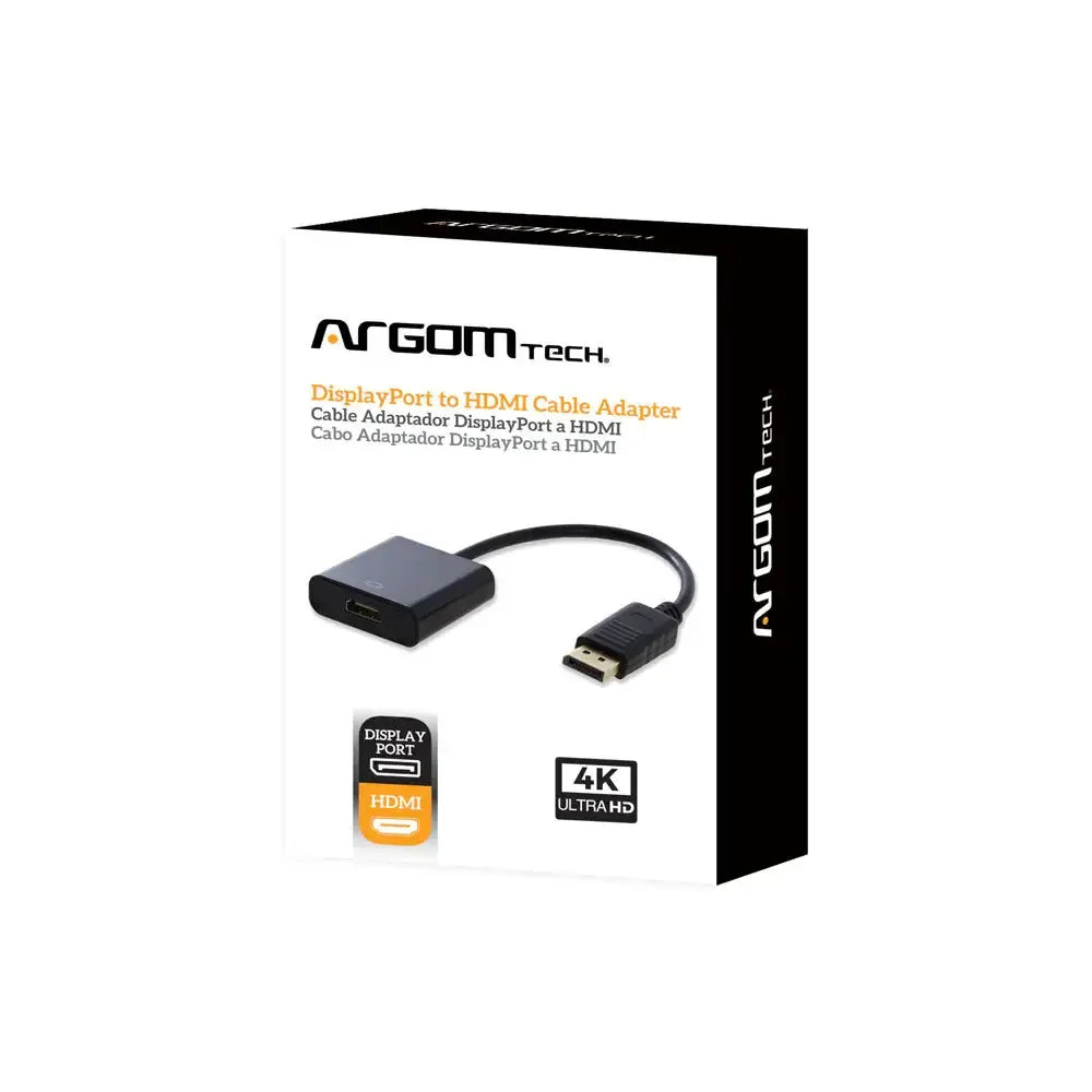 Wholesale-Argom ARG-CB-0059 DisplayPort to HDMI Adapter 6inch-HDMI Adapter-Electro Vision Inc