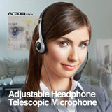 Wholesale-Argom ARG-HS-0088 HEADSET W/MIC SMALL STEREO-Electro Vision Inc