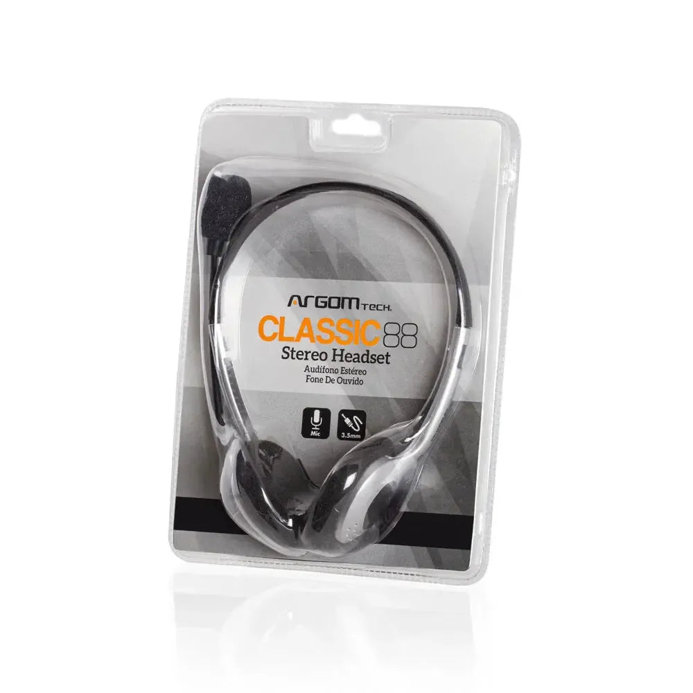 Wholesale-Argom ARG-HS-0088 Stereo Headset with Microphone-Headset-Electro Vision Inc