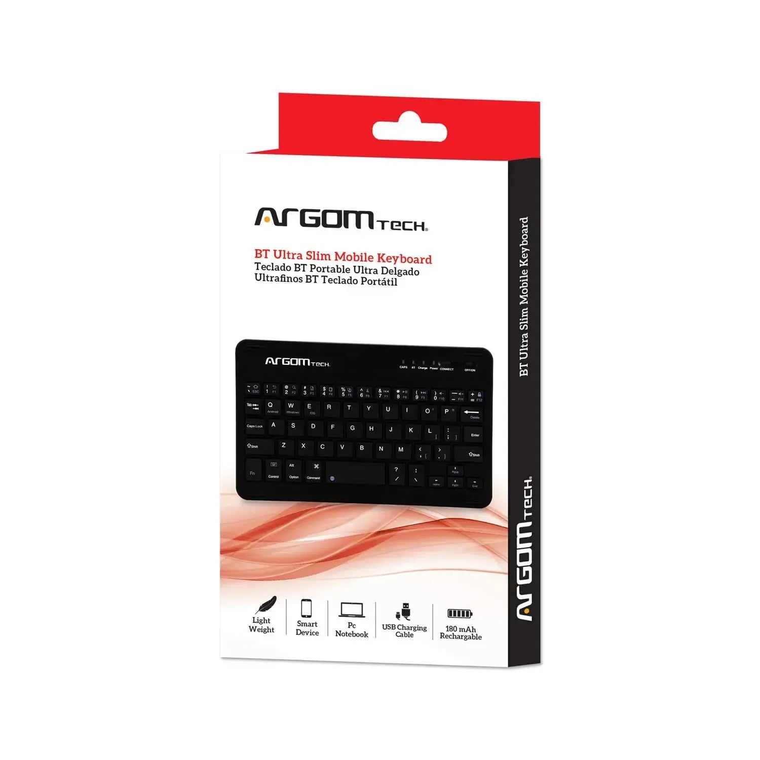 Wholesale-Argom KB-0203 Ultra Slim Bluetooth Mobile Keyboard-Bluetooth Keyboard-Electro Vision Inc