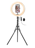 Wholesale-Argom LP-9320BK Spotlight Pro 9320 10" LED Ring Light with Full Tripod-Ring Light-Electro Vision Inc