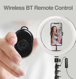 Wholesale-Argom LP-9320BK Spotlight Pro 9320 10" LED Ring Light with Full Tripod-Ring Light-Electro Vision Inc