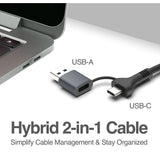 Wholesale-Argom UB-0191 Hub USB A=C to 7-Port USB 3.0 On/Off Switch 5GBPS W/2ft Cable-USB Ports-Electro Vision Inc