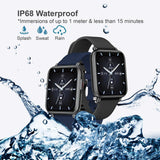 Wholesale-Argom WT-6050BK SkeiWatch S50 Smartwatch with Accessories Black-Smartwatch-Electro Vision Inc