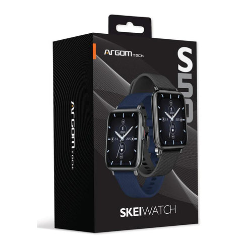 Wholesale-Argom WT-6050BK SkeiWatch S50 Smartwatch with Accessories - Black-Smartwatch-Electro Vision Inc