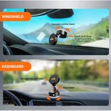 Wholesale-Armor All AMH3-1026-BLK Magnetic Phone Mount with Strong Suction Base - Black-Phone Mount-Electro Vision Inc