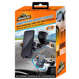 Wholesale-Armor All AMK30119BLK Phone Mount with 6 inch Extendable Arm and 360 Degree Rotation - Black-Phone Mount-Electro Vision Inc