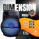 Wholesale-AudioBox ABX1550 Portable Party Speaker with Stand 15"-Electro Vision Inc