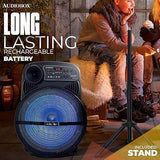 Wholesale-AudioBox ABX1550 Portable Party Speaker with Stand 15"-Electro Vision Inc