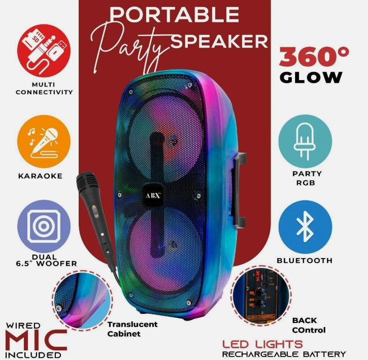 Wholesale-AudioBox ABX2290R Dual 6.5" PA Speaker-Speaker-Electro Vision Inc