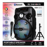 Wholesale-AudioBox ABX82S Portable PA Speaker Rechargeable 8"-Speakers-Electro Vision Inc