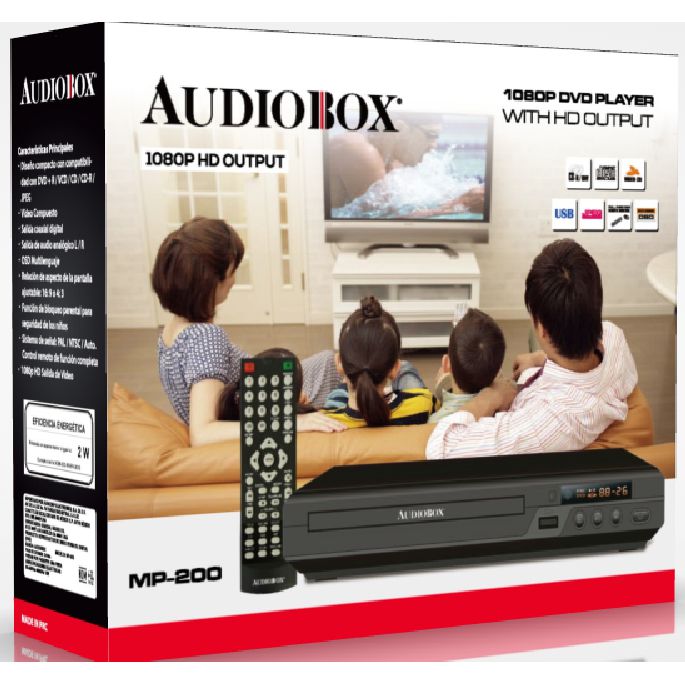 Wholesale-AudioBox MP200 DVD Player with HDMI Output-DVD Player-Electro Vision Inc