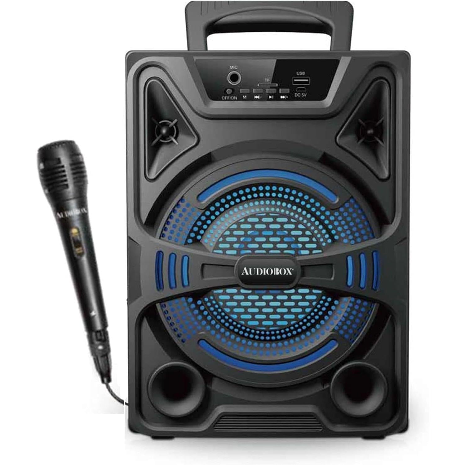 Wholesale-Audiobox ABX808R Single 8" PA Speaker with Microphone-Speaker-Electro Vision Inc