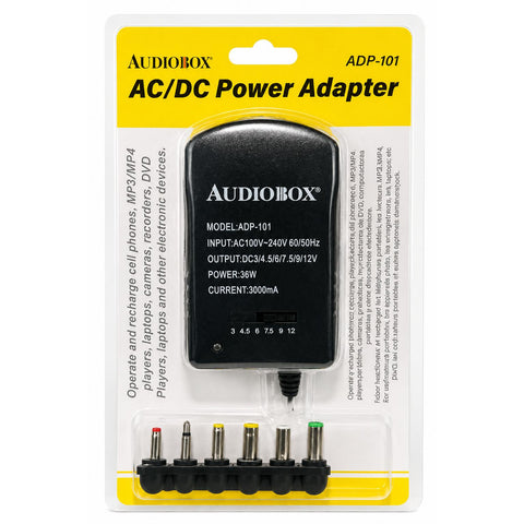 Wholesale-Audiobox ADP-101 Universal AC/DC Power Adapter-Power Adapter-Electro Vision Inc