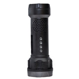 Wholesale-Audiobox Emergency Flashlight Speaker with Solar Silver-Electro Vision Inc