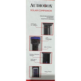 Wholesale-Audiobox FSL200-Blue Emergency Flashlight Speaker with Solar - Blue-Flashlight Speaker-Electro Vision Inc