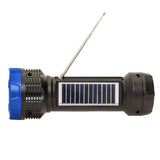 Wholesale-Audiobox FSL200-Blue Emergency Flashlight Speaker with Solar - Blue-Flashlight Speaker-Electro Vision Inc