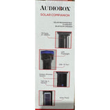 Wholesale-Audiobox FSL200-Silver Emergency Flashlight Speaker with Solar - Silver-Flashlight Speaker-Electro Vision Inc