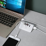 Wholesale-Aukey CB-H5 Aluminum 4 Port USB 3.0 Hub-USB Hub-Electro Vision Inc