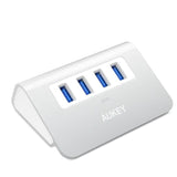 Wholesale-Aukey CB-H5 Aluminum 4 Port USB 3.0 Hub-USB Hub-Electro Vision Inc