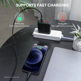 Wholesale-Aukey CB-KCL1 Circlet CL Aramid Fiber Core USB-C to Lighting Cable Type-C PD Cable for iOS-USB-Electro Vision Inc