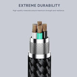 Wholesale-Aukey CB-MCC101 USB-C to USB-C LCD Cable 100W, 1M, (3.3')-USB Cable-Electro Vision Inc