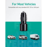 Wholesale-Aukey CCY17S-USB Dual USB-A LED Car Charger 36W-Car charger-Electro Vision Inc