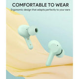 Wholesale-Aukey EPT25 Bluetooth Earbuds - Teal-earbuds-Electro Vision Inc