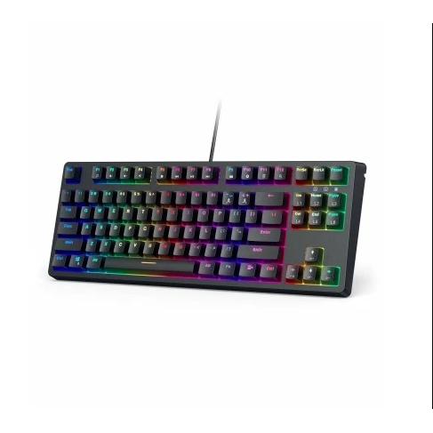 Wholesale-Aukey KMG14 Mechanical Keyboard Compact 87 Key-Keyboards-Electro Vision Inc