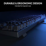 Wholesale-Aukey KMG9 Mechanical Keyboard Blue SwitchesCompact 87Key-Electro Vision Inc