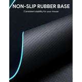 Wholesale-Aukey KMP8 GB Gaming Mouse Pad with 11RGB Lighting Effects and Waterproof Surface-Mouse Pad-Electro Vision Inc