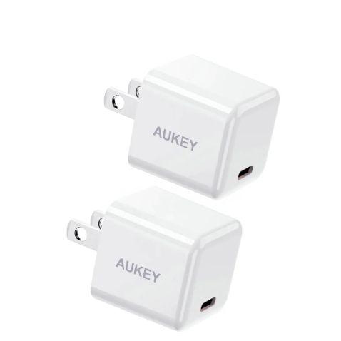 Wholesale-Aukey Minima PD Charger 20W (2 Packs)-Charger-Electro Vision Inc